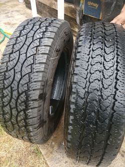 2  tires. 245/75/R17