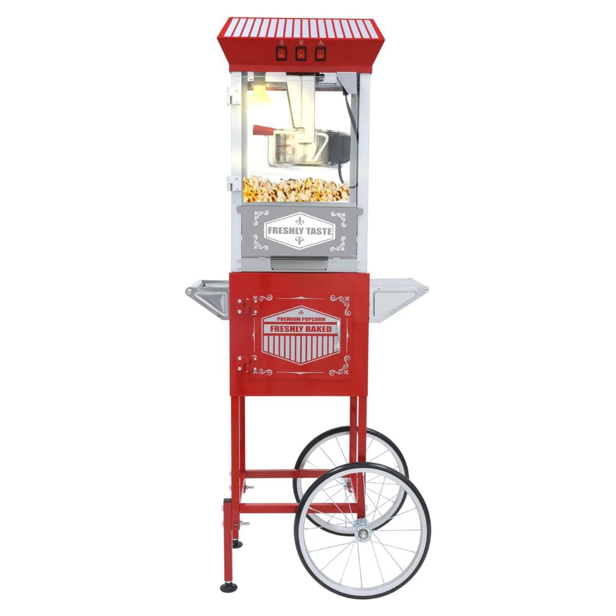 Vintage 12 Oz. Professional Popcorn Machine With Concession Cart
