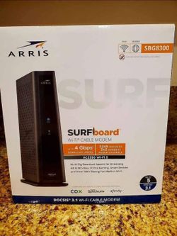 ARRIS SURFboard SBG8300 DOCSIS 3.1 Gigabit Cable Modem & AC2350 Wi-Fi Router