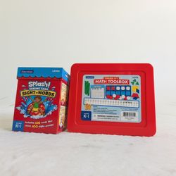 Lakeshore Sight Words Game & Math Toolbox Set,K -1