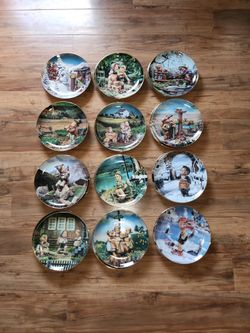 2 Complete Sets of M I Hummel Calendar Plates