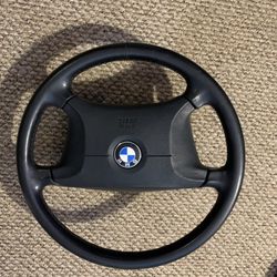 Bmw E36 3 Series - Steering Wheel With Clockspring And Airbag