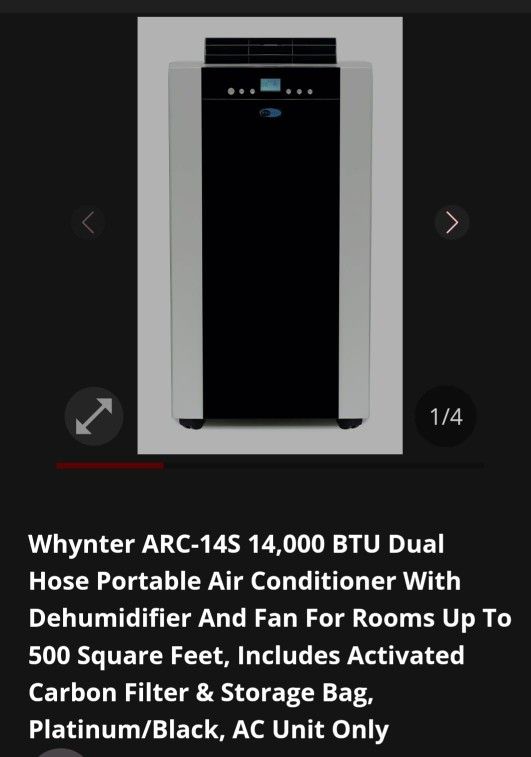 Dual Hose Portable Air Conditioner