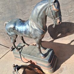 Vintage  Caballo Or Clock  Horse