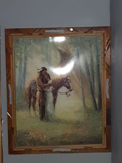 Native American Love Painting