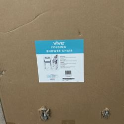 Vive Folding Shower  Chair (New )