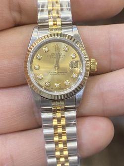 Rolex 26mm Two Tone Diamond Jubilee Datejust Ladies Buy Sale Trade Gold Silver Diamonds Watches Rings Chains Scrap 