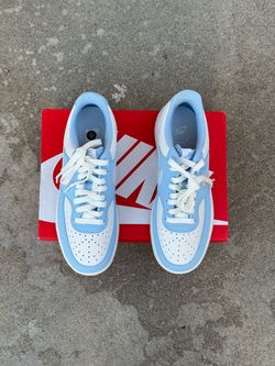 Brand New Nike Court Vision Low Sneakers in Blue and White Women’s in Size 8, Men’s in Size 6.5
