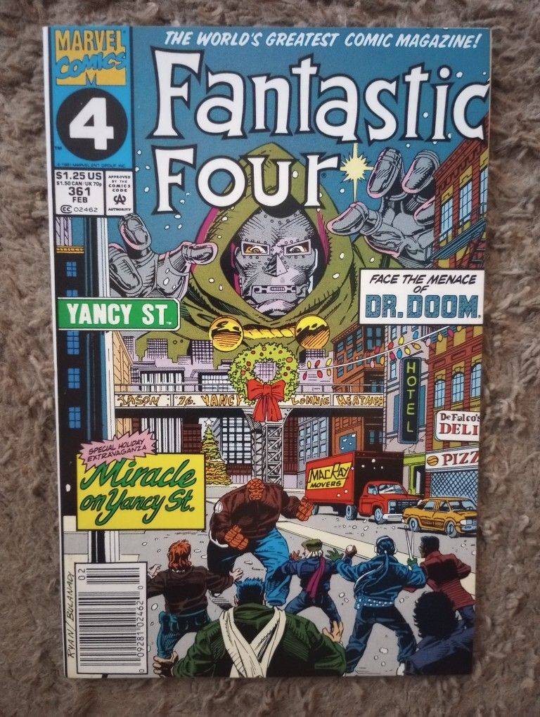 Fantastic Four #361. New Yancy Street Gang.