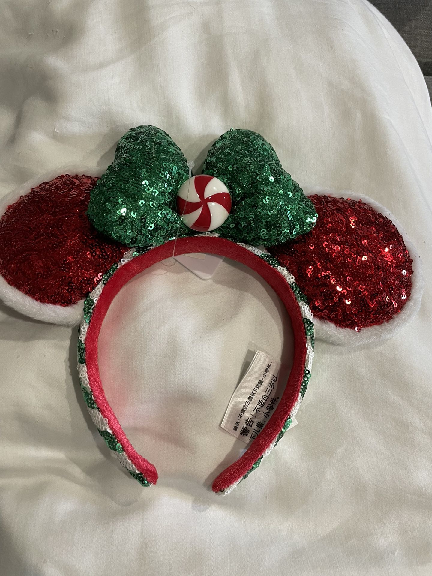 Christmas Mickey Minnie Mouse Ears 