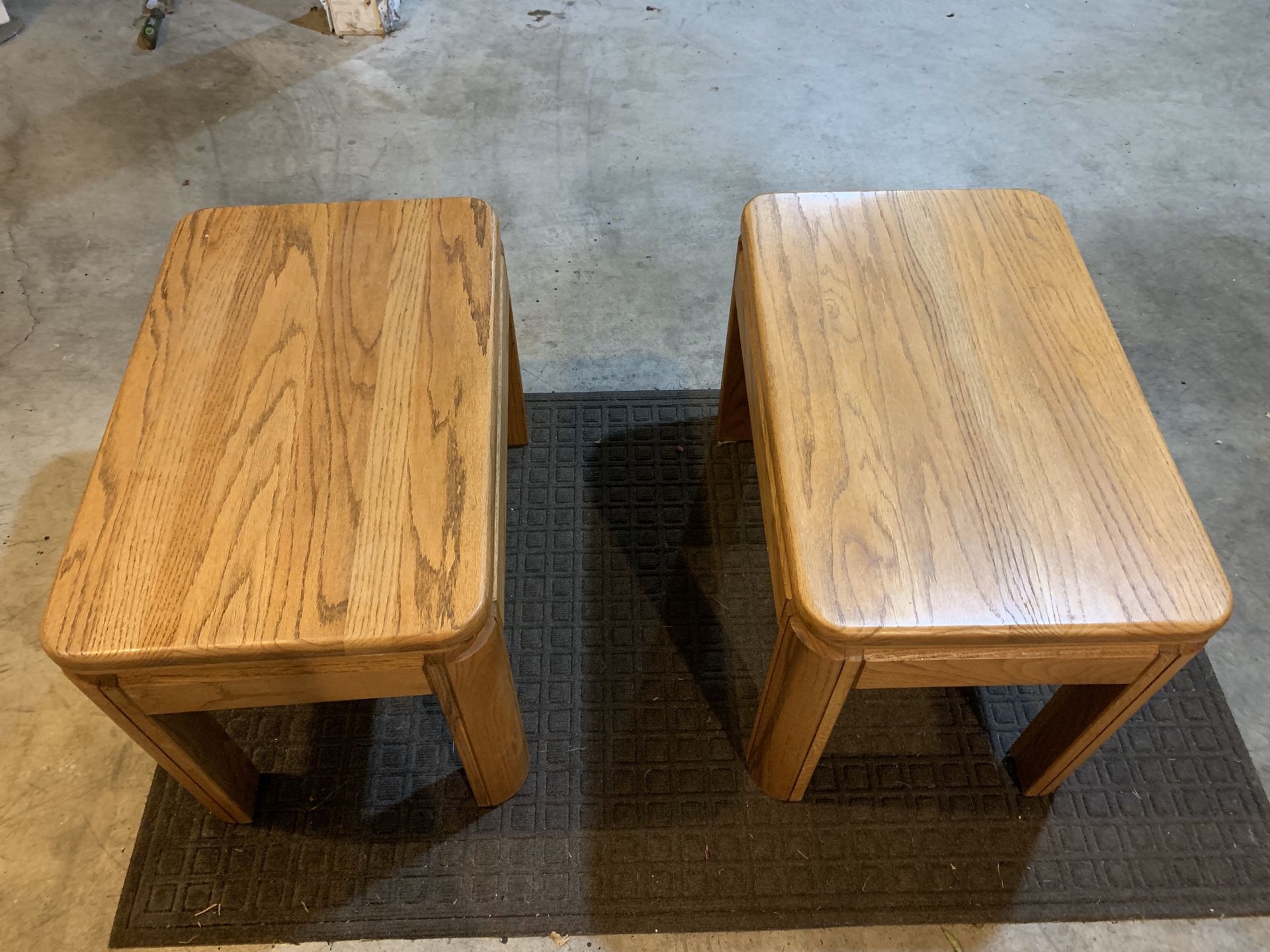 Wood Couch End Tables