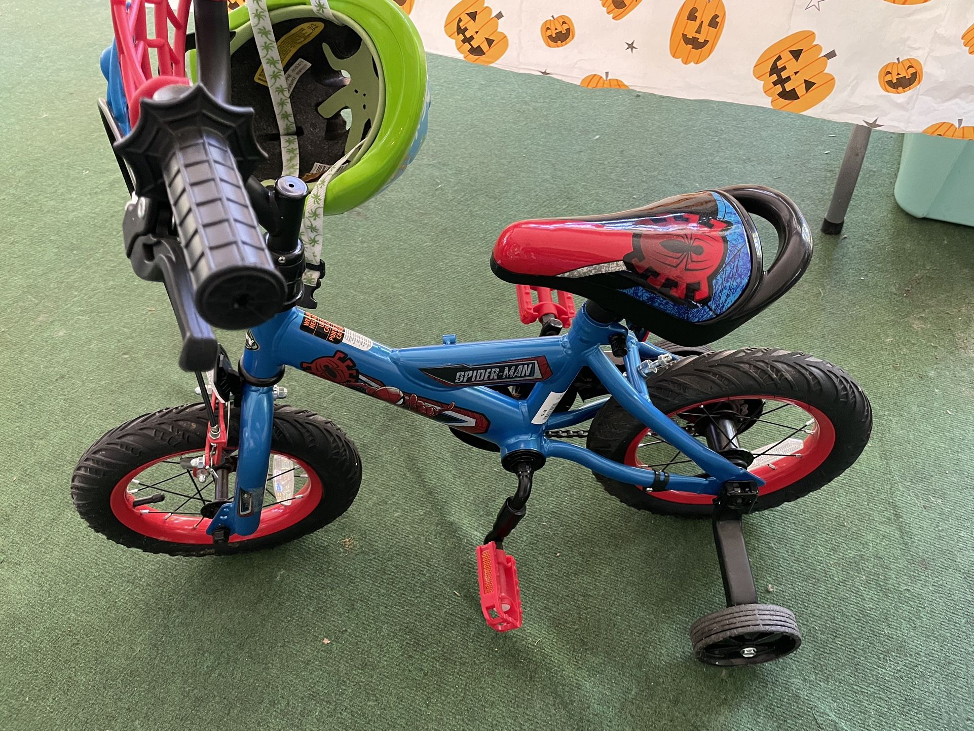 Spiderman Toddler Bike With Training Wheels 