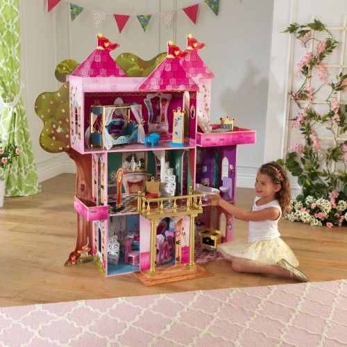 KidKraft Storybook Mansion Dollhouse with 14 Accessories Included
Multicolor - 48" x 19.25" x 52.875"