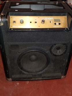 Ion block rocker bluetooth speaker pa