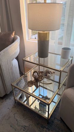 West elm side table asking $45