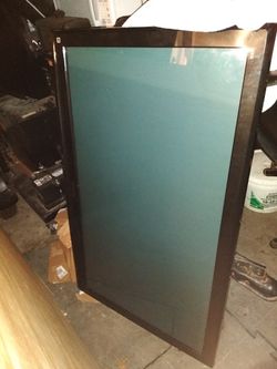 Tv 55 have wall stand behind the TV and base