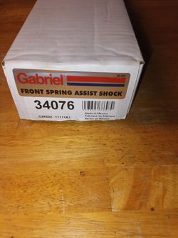 Gabriel Front Spring Assist Shocks 34076