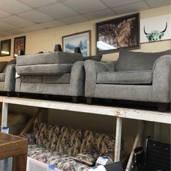Sofa, Loveseat And Chair With Ottoman
