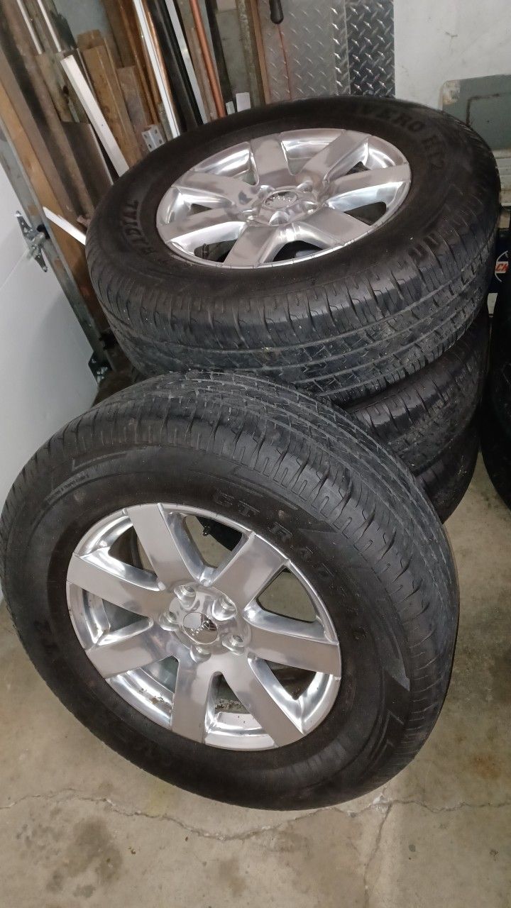 Jeep Tires & Wheels P275 65R 18 5 Lug $195.