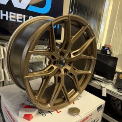4 Wheels VOSSEN HYBRID FORGED HF6-4 22x9.5 +30 6x139.7 95.1 Terra Bronze Toyota