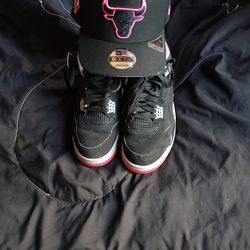 Jordan 5s used selling as is with the hat $80
