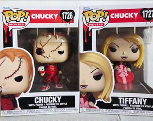 Funko Pop Horror Chucky and Tiffany Set