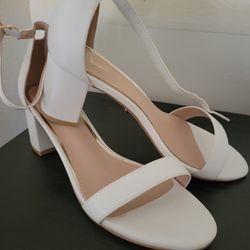 Heels Color White 6.5