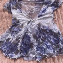 lace baby doll top
