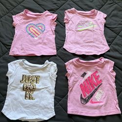 Baby Girl Nike Shirts (Size 12 Months)