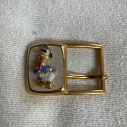 Vintage Walt Disney Productions Donald Duck Belt Buckle