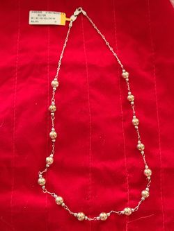 18" 10K and Sterling Silver ball necklace NEW with Tags  $85