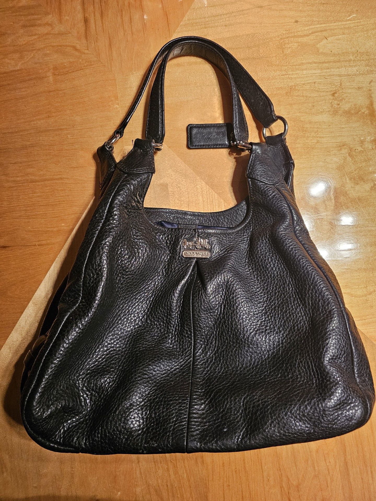 Coach Madison Maggie Black Leather tote bag