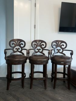 Jameson Leather Bar Stools