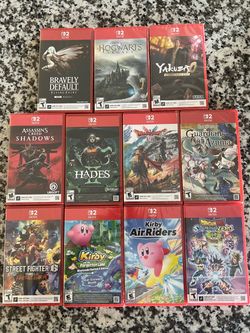 Kirby the forgotten land street fighter 6 hades dragon quest 1 & 2 yakuza 0 Hogwarts legacy dragon ball assassins creed Nintendo switch 240