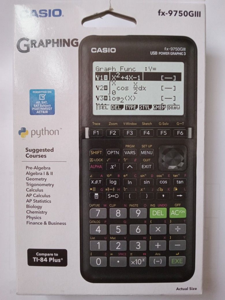 NEW Casio Graphing Calculator fx-9750GIII