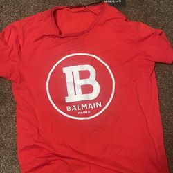 Balmain shirt/red/ size Large