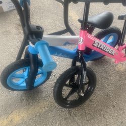 Blue Chill Fish And Strider  Bikes 