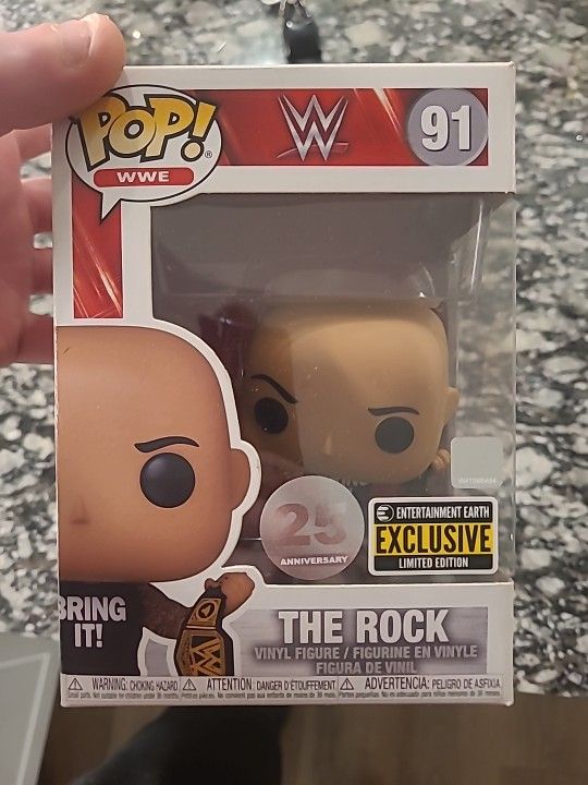 Rock And John Cena Funko Pops 100 Obo