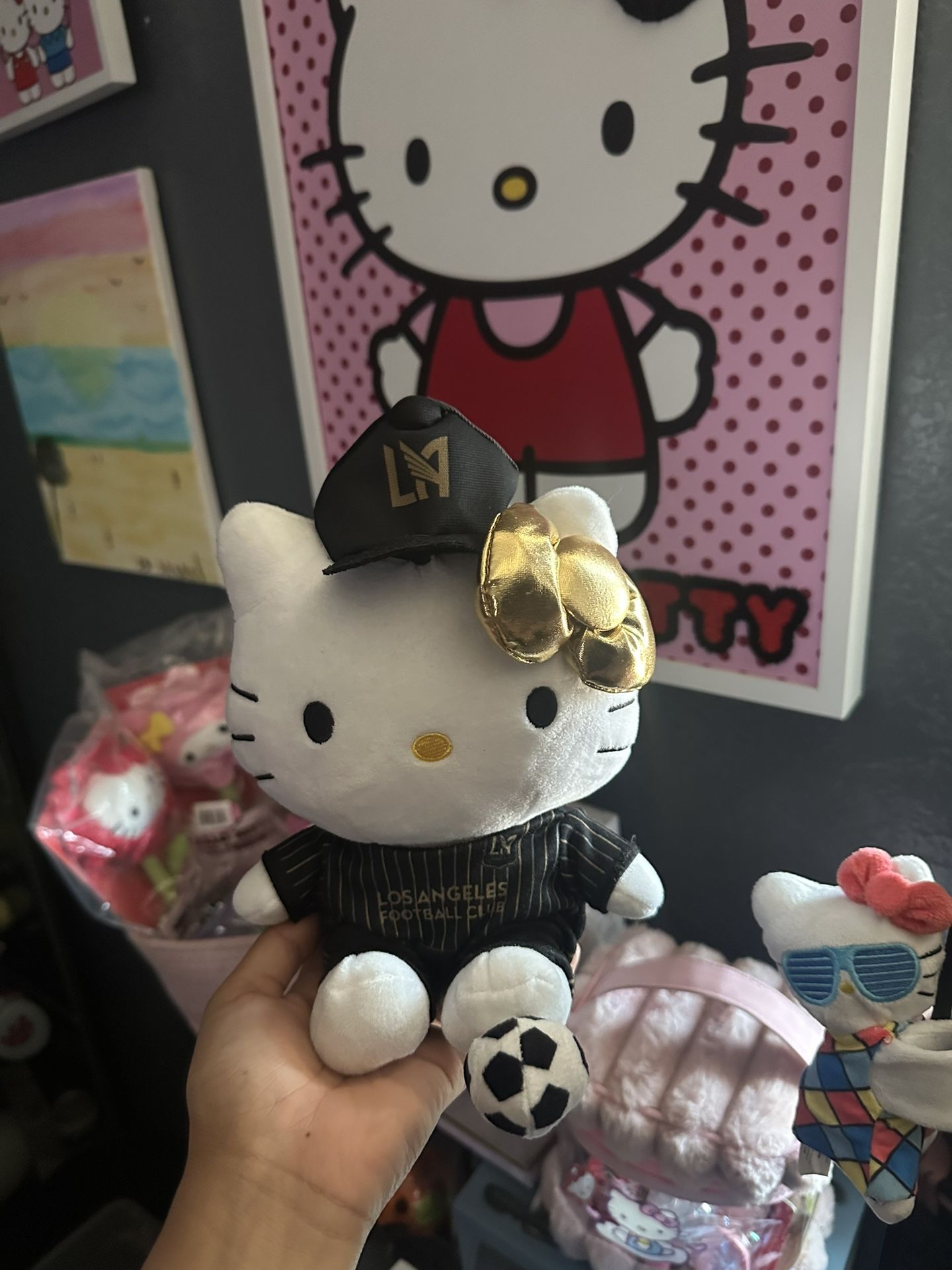 LAFC Hello Kitty Plushie & Bucket