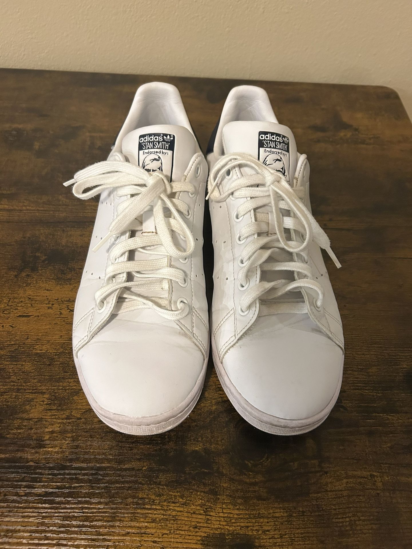 Adidas Original Stan Smith Black/White Size 10.5