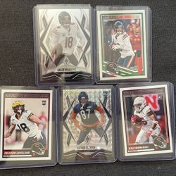 5 Card Lot Of 20025 Panini Chicago Bears Stars And Rookies