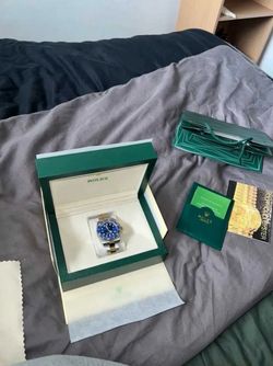Rolex Submariner Two-Tone Blue Dial Watch