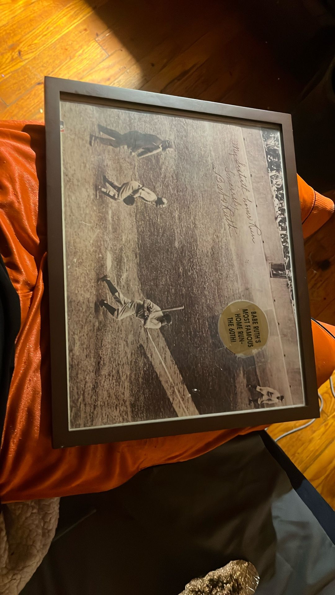 Babe Ruth 60 HR PICTURE FRAMED