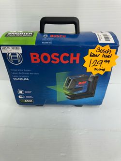 Bosch cross line laser green