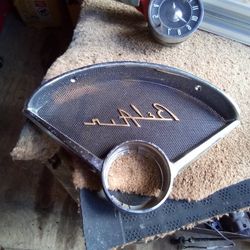 Bezel &Clock Circa 1955-56 Chevy