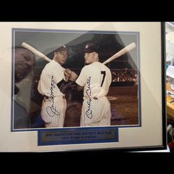 Mickey Mantle And Joe DiMaggio