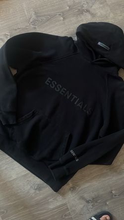 Black essentials hoodie/ size-M