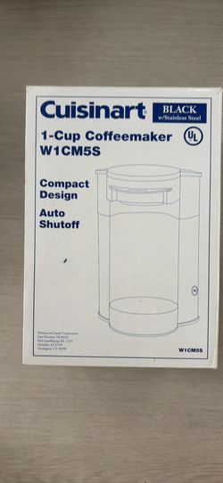 Cuisinart one cup coffee maker