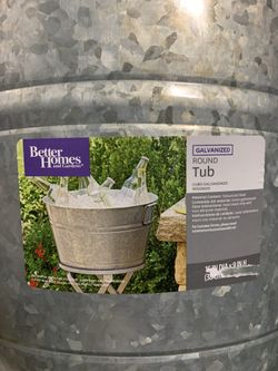 Galvanized Decorative Tub