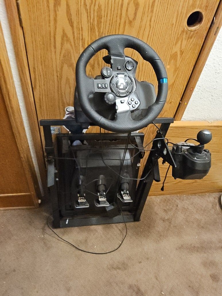 Playstation Racing Wheel And Shift Controller And Floor Pedal